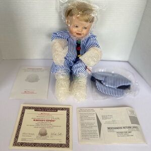 1996 Ashton Drake McMemories McDonald’s Express Porcelain Doll • 12” • NIB